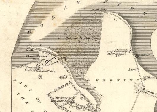 Map of Inverness - National Library of Scotland [Edinburgh : J. Wood], 1821